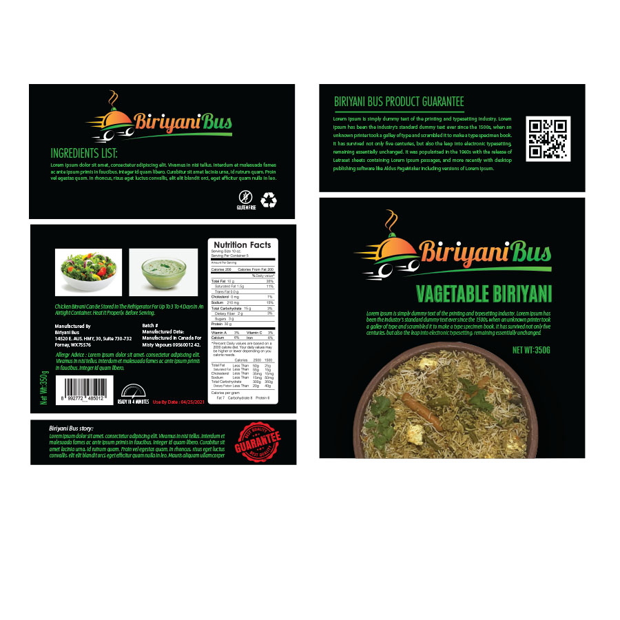 Graphic Design by Rupok 3 for Kamala's kitchen | Design #26647243
