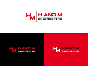 H AND M ENGINEERING | Logo Design by Atvento Graphics