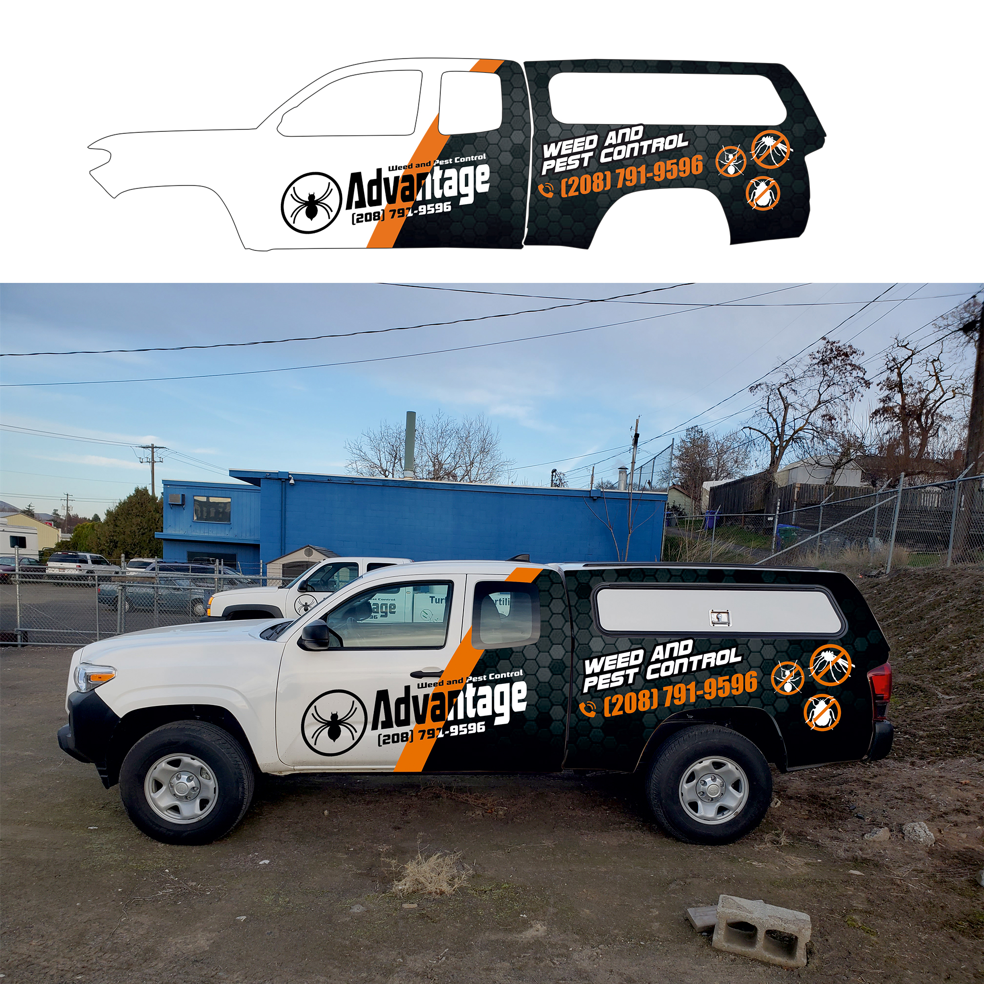 Car Wrap Design by ecorokerz for Advantage Weed and Pest Control | Design #26615860