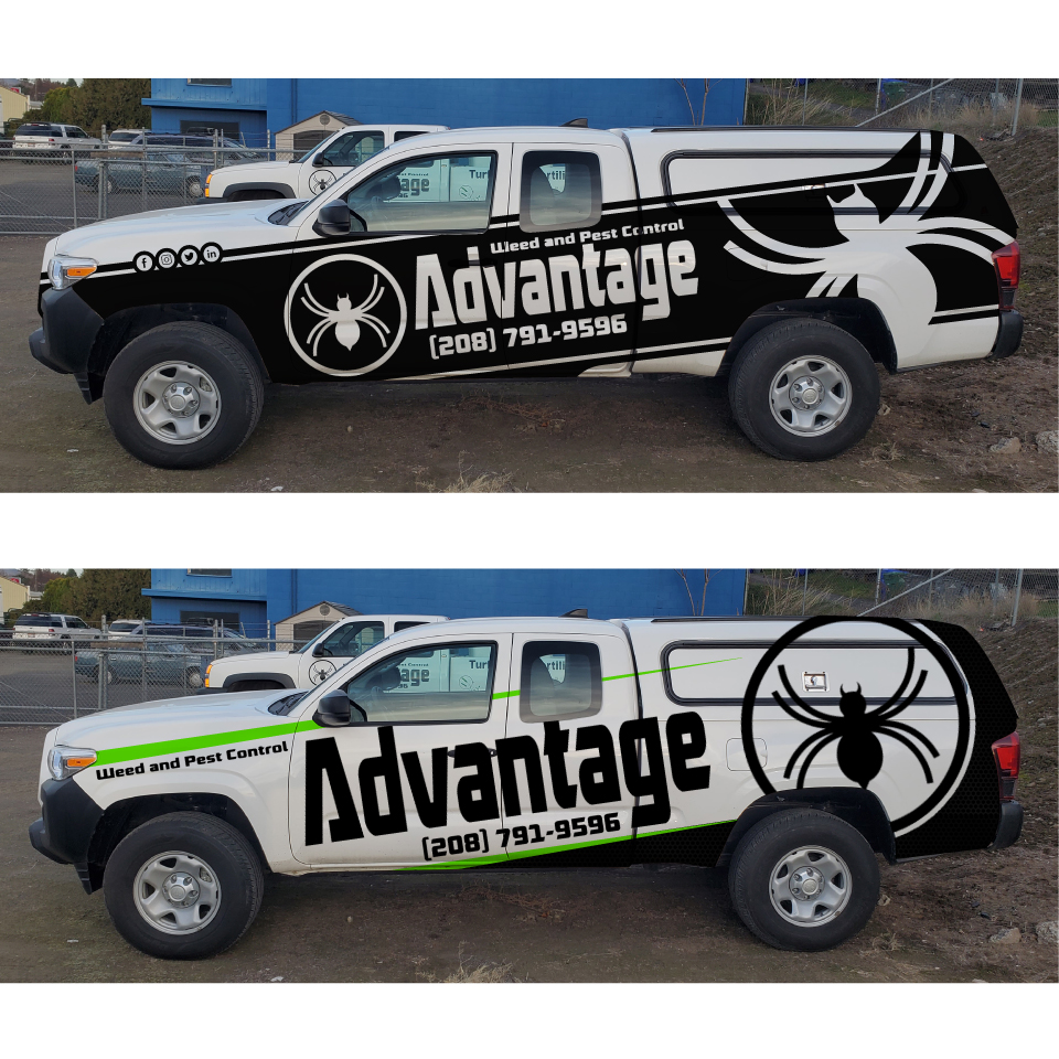 Car Wrap Design by Yoga Tri for Advantage Weed and Pest Control | Design #26604910