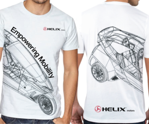 Helix Motors Graphic Design for T-shirt