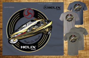 Helix Motors Graphic Design for T-shirt | T-Shirt-Design von CoffeeBreak88