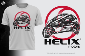 Helix Motors Graphic Design for T-shirt | T-Shirt-Design von gekgrfx