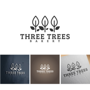 Three Trees Bakery | Logo Design by michellefrances
