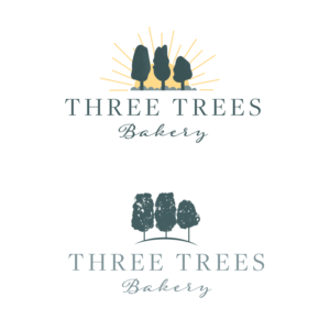 Three Trees Bakery | Logo Design by Kimh