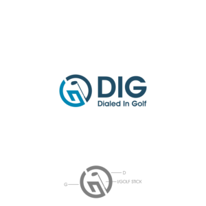 DIG/Dialed In Golf | Logo-Design von emaviolar7