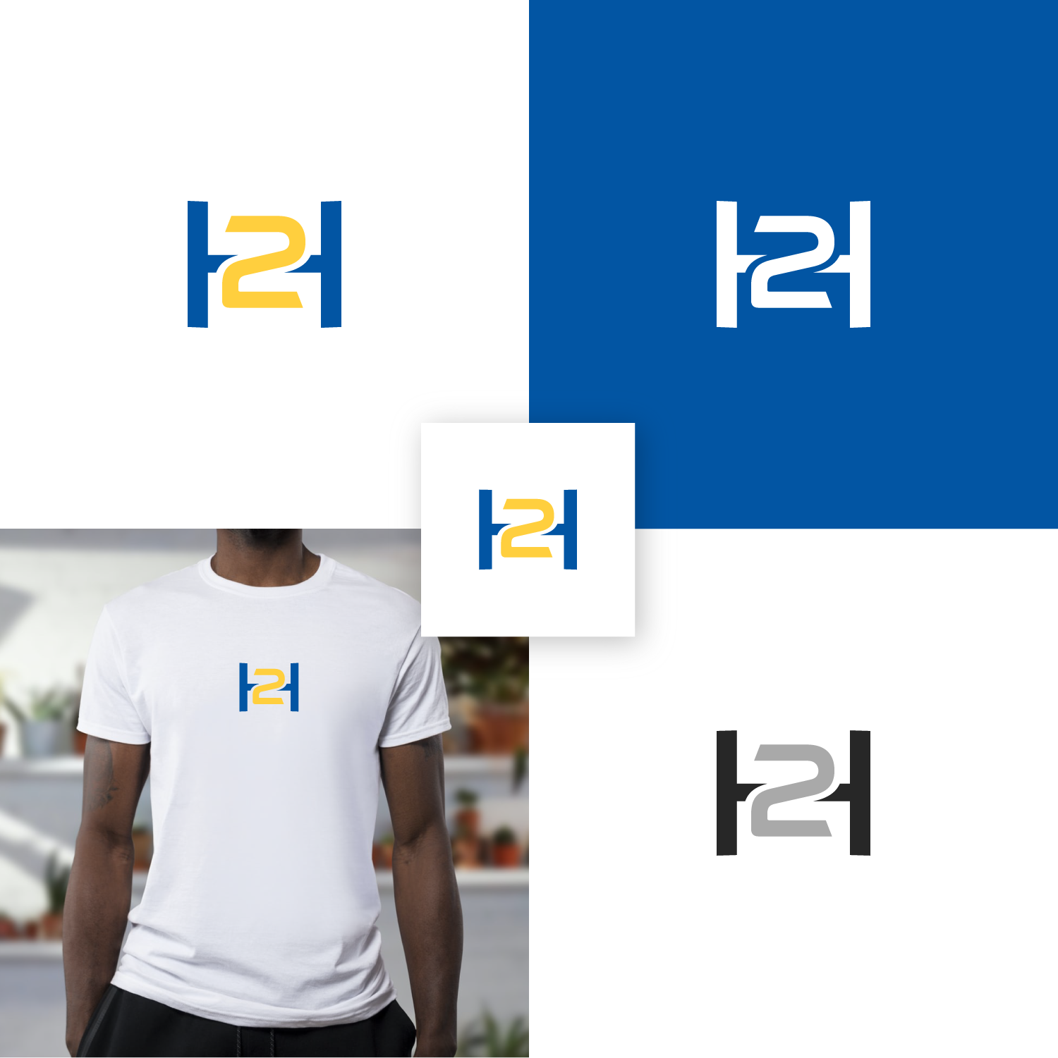 Logo Design by Ahmed @li for HH2 GmbH | Design #26597573