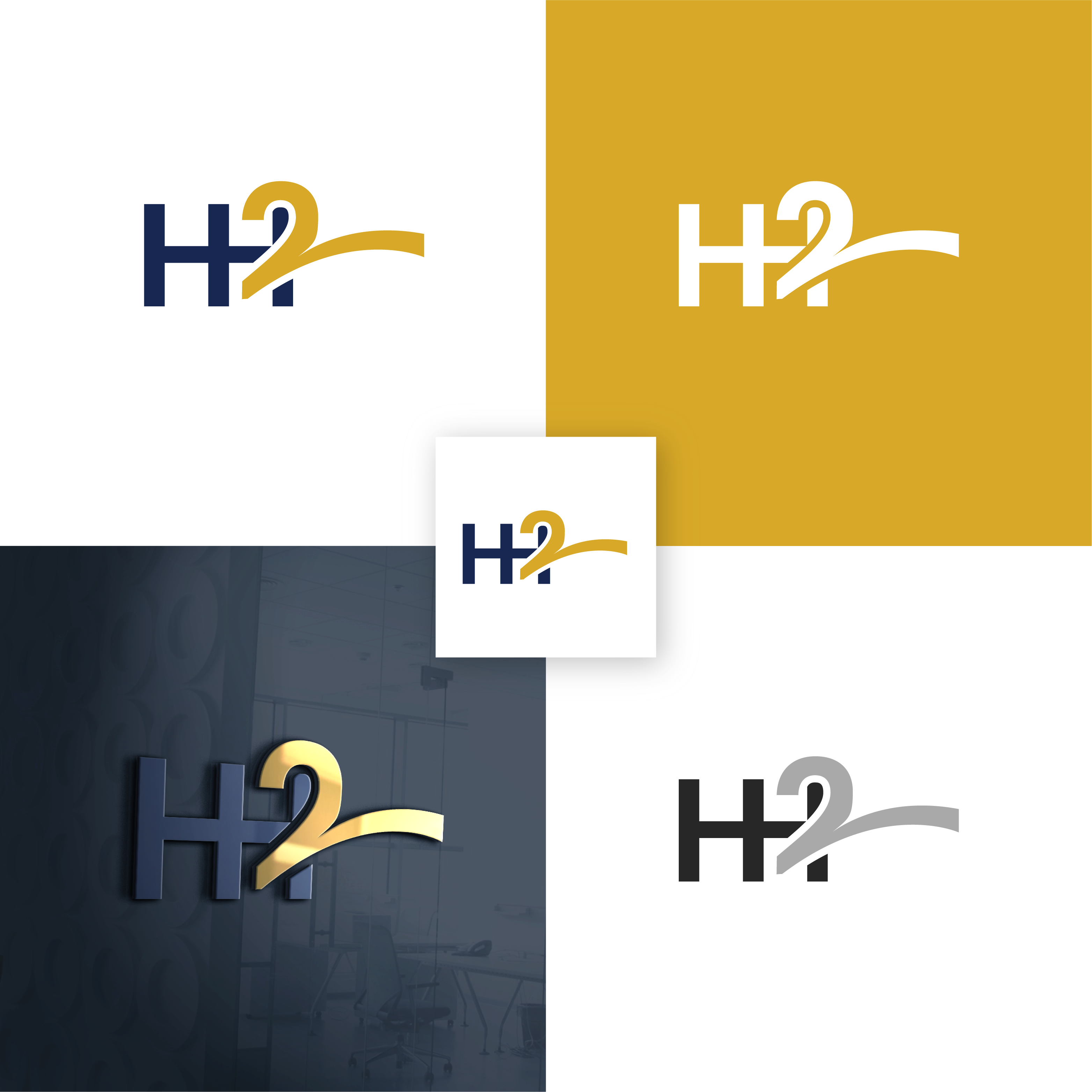 Logo Design by Ahmed @li for HH2 GmbH | Design #26603327