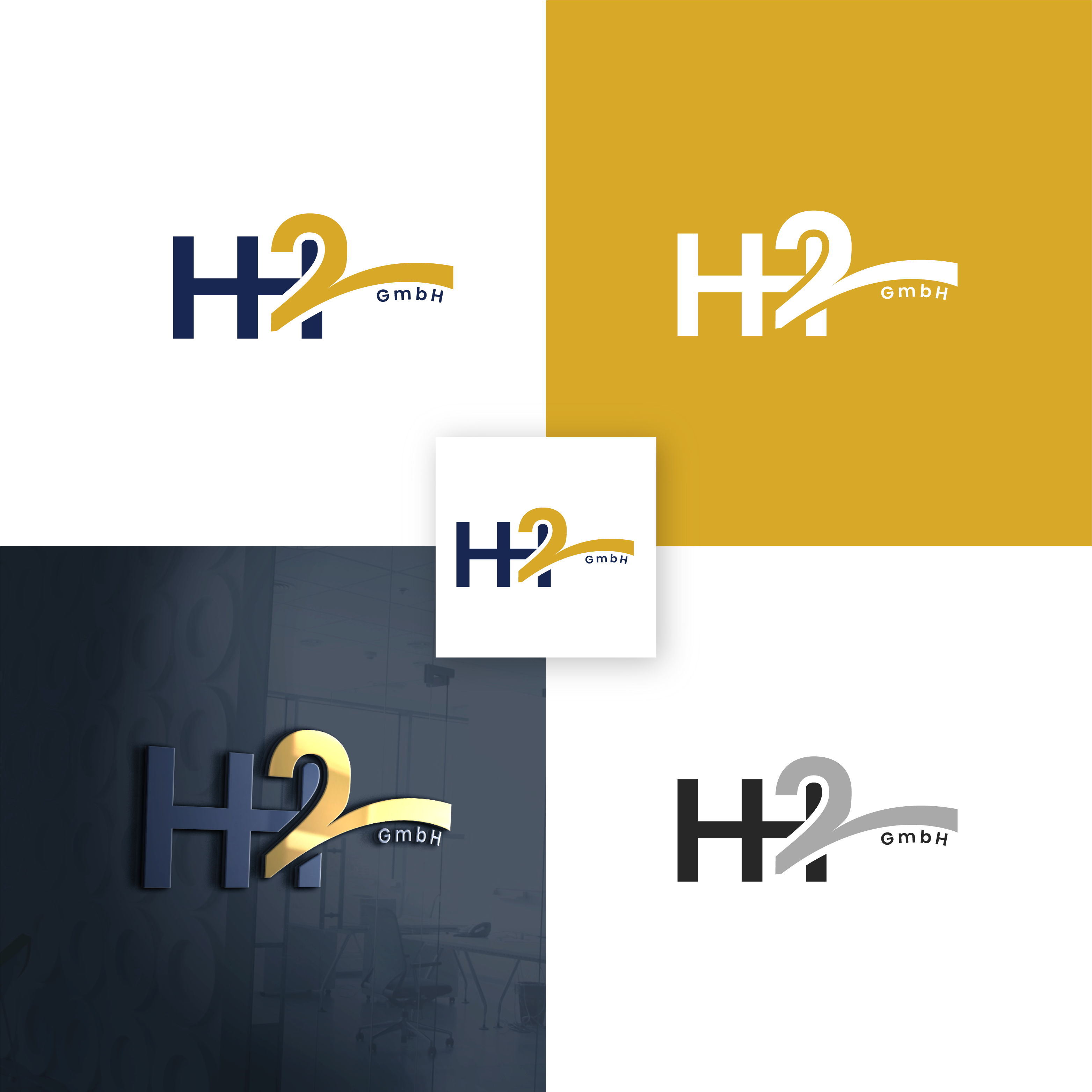 Logo Design by Ahmed @li for HH2 GmbH | Design #26604699