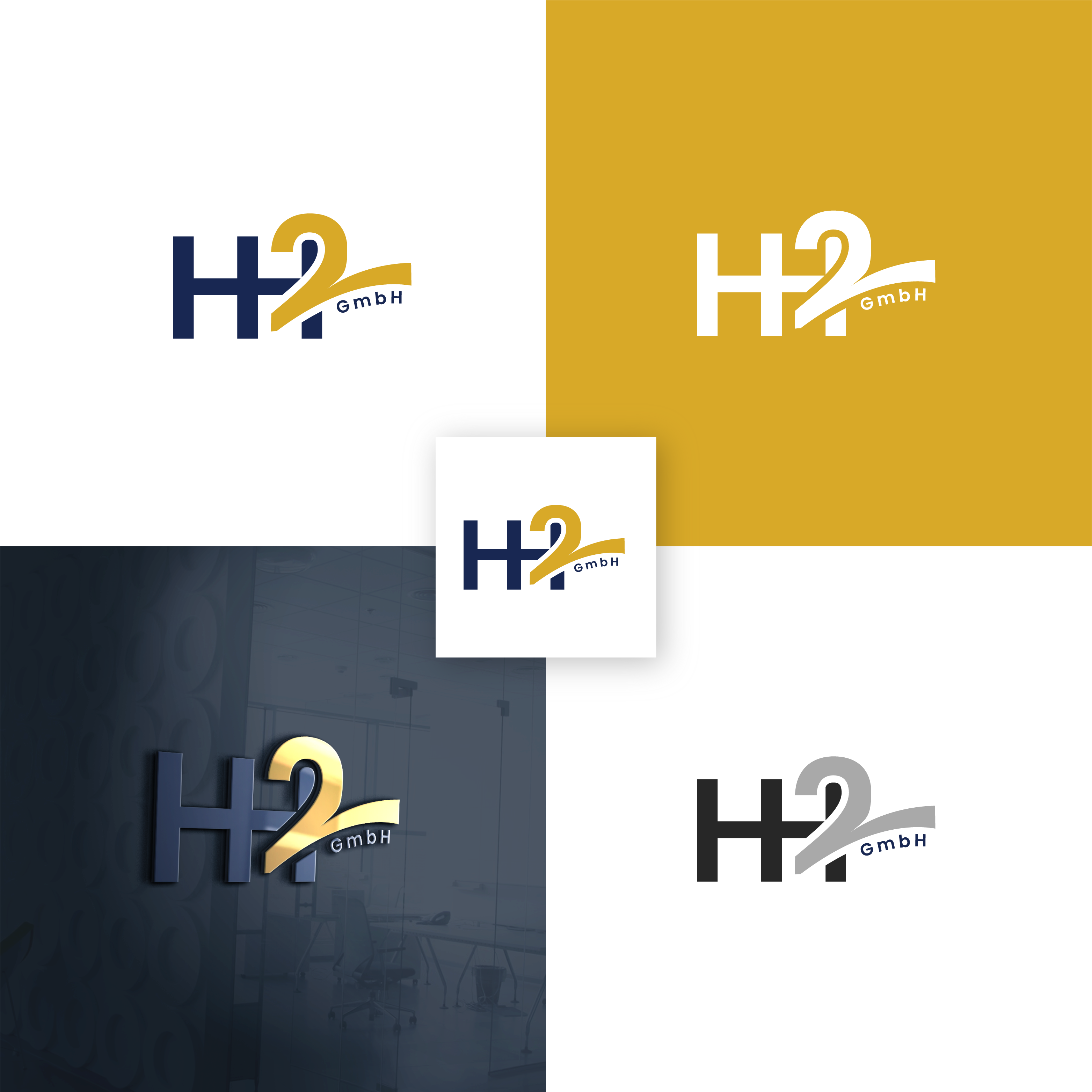 Logo Design by Ahmed @li for HH2 GmbH | Design #26608602