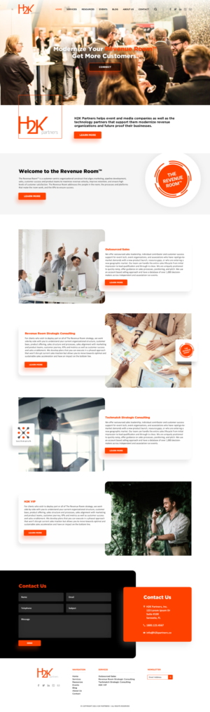 Web Design by -Marc- for H2K Partners | Design: #26625702