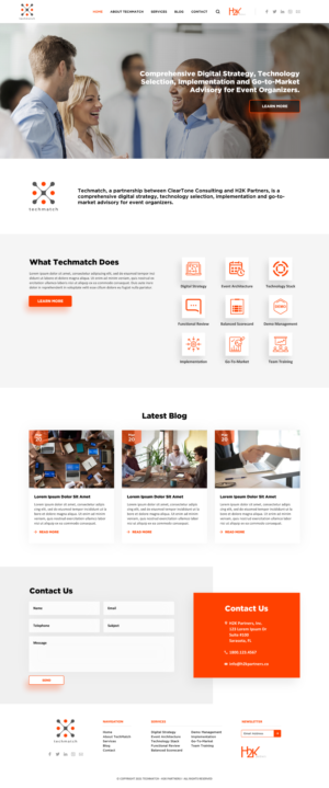 Website on Hubspot CMS -Boutique consulting firm focused on the events and event tech industries | Web-Design von -Marc-