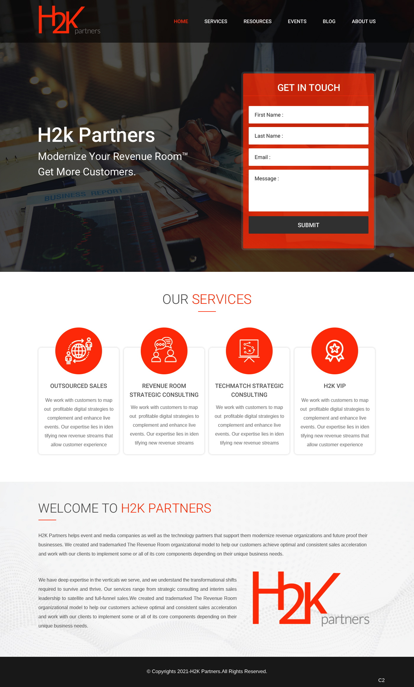 Diseño Web por pb para H2K Partners | Diseño #26601896