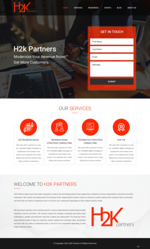 Web Design by pb for H2K Partners | Design #26601896