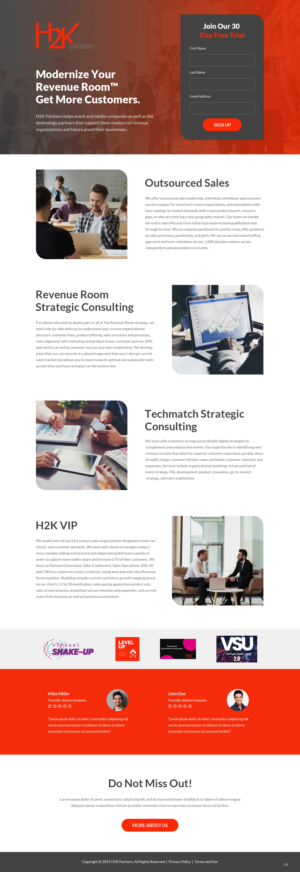 Web Design by pb for H2K Partners | Design: #26601899