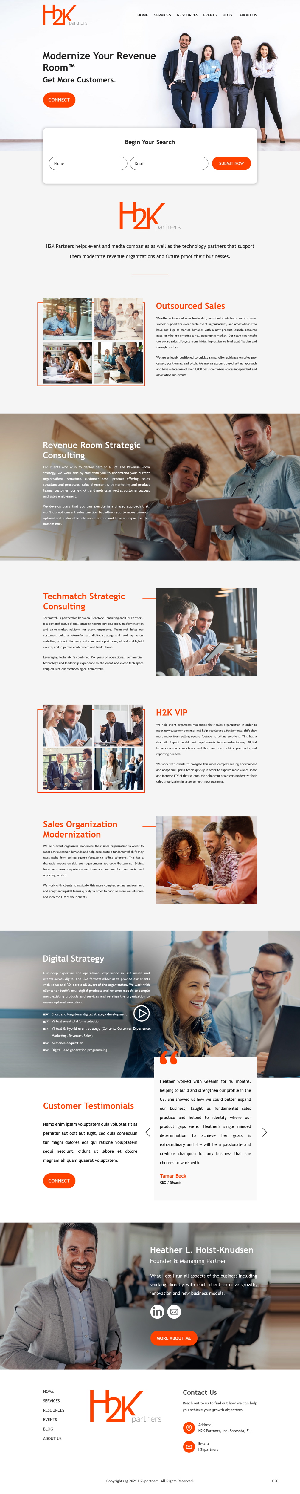 Web Design by pb for H2K Partners | Design #26601900