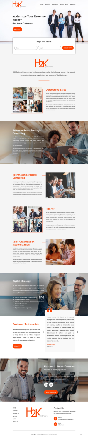 Web Design by pb for H2K Partners | Design: #26601900