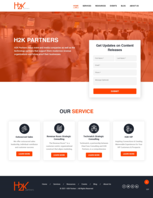 Web Design by pb for H2K Partners | Design: #26601901