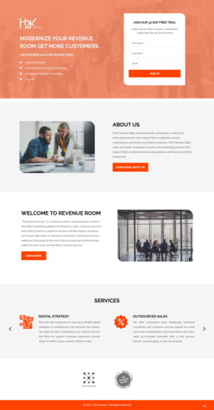 Web Design by pb for H2K Partners | Design: #26601903