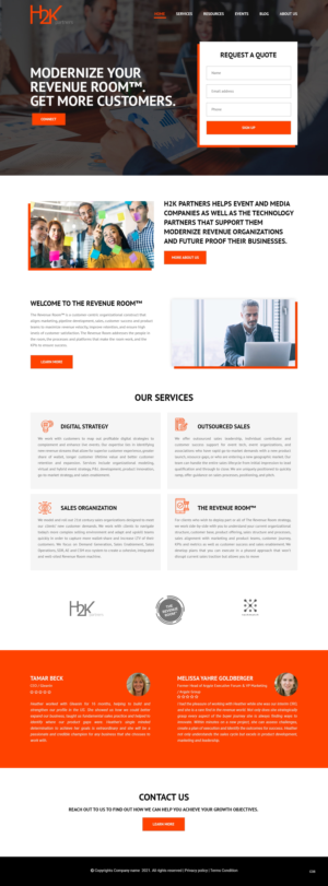 Web Design by pb for H2K Partners | Design: #26601905