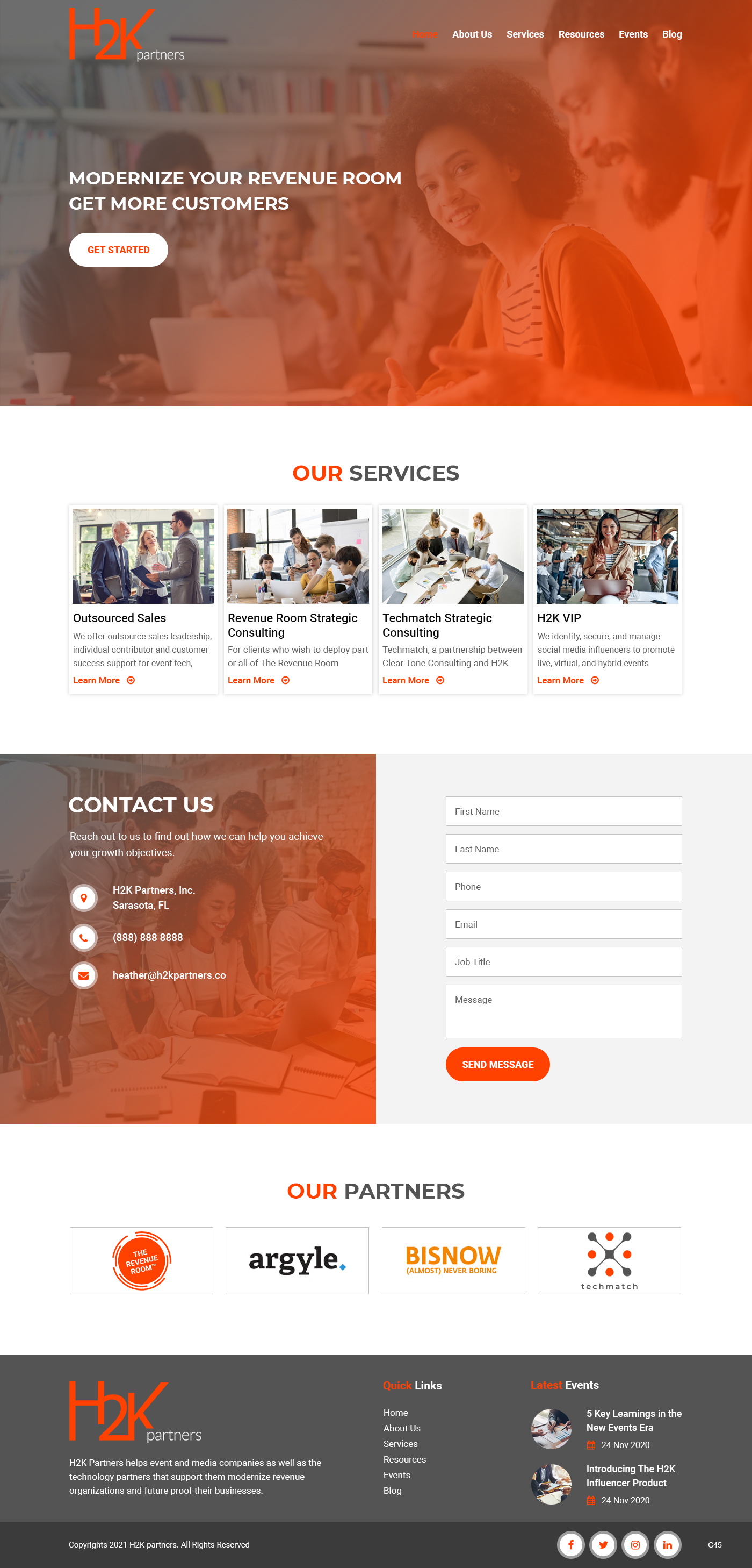 Web Design by pb for H2K Partners | Design #26601908