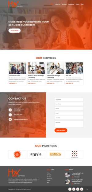 Web Design by pb for H2K Partners | Design: #26601908