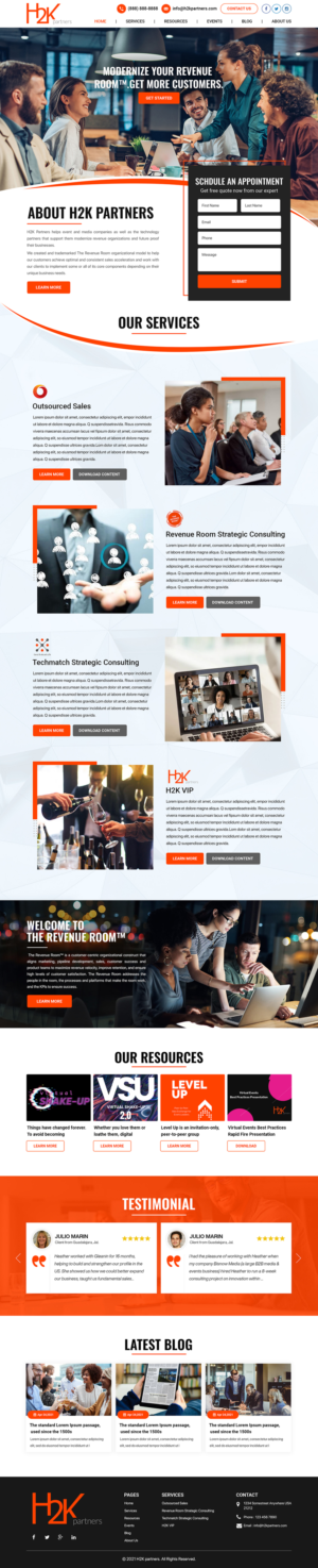 Website on Hubspot CMS -Boutique consulting firm focused on the events and event tech industries | Diseño Web por Titan Eagle