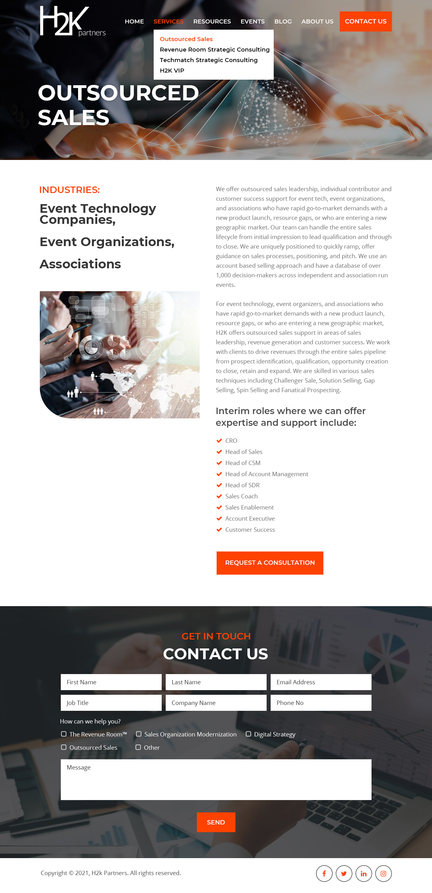 Web Design by Starlyn DS for H2K Partners | Design #26857215