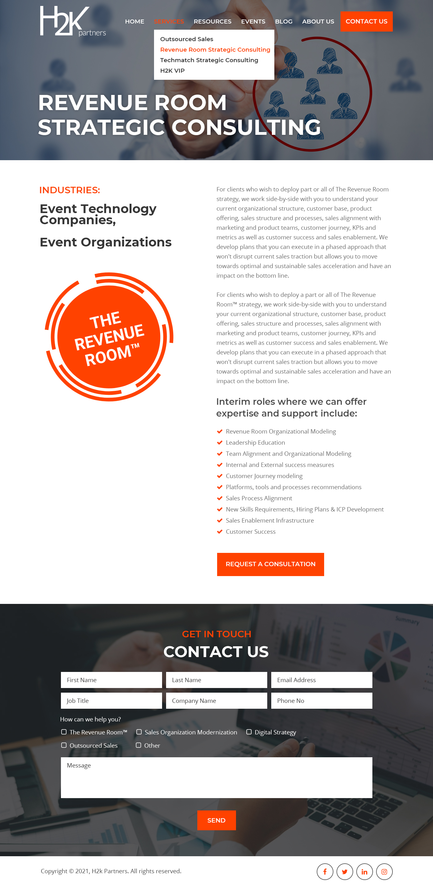 Web Design by Starlyn DS for H2K Partners | Design #26857216