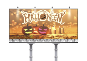 Halloween billboard | Diseño de Cartelera por Titan Solbiz