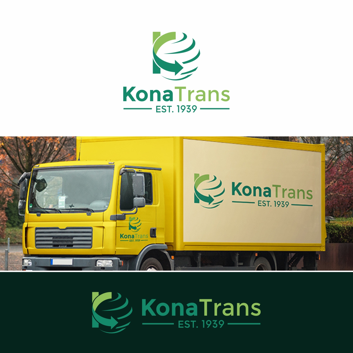 Logo Design by Regh Element for Kona Trans | Design #26613728
