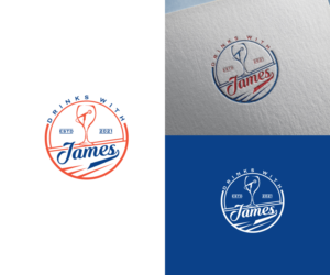 Drinks with James | Diseño de Logo por step forward 2