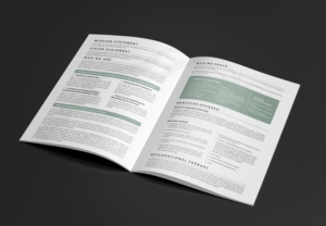Brochure for Community-Based Therapy Company | Diseño de Brochure por ecorokerz
