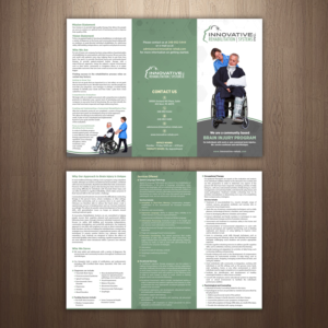 Brochure for Community-Based Therapy Company | Diseño de Brochure por GraphicsGuru