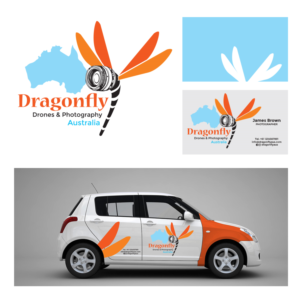 Diseño de Logo por CBA para Dragonfly Drones & Photography Australia | Diseño #26608675