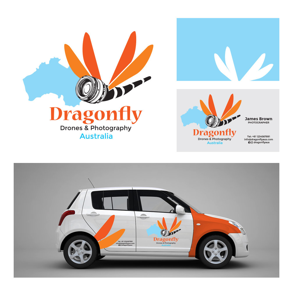 Design de Logo par CBA pour Dragonfly Drones & Photography Australia | Design #26622897