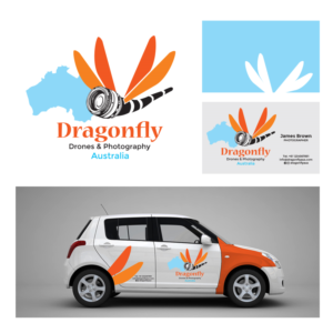 Logo Design by CBA for Dragonfly Drones & Photography Australia | Design: #26622897