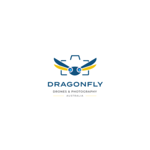 Logo Design by MEDIA GLASS for Dragonfly Drones & Photography Australia | Design: #26613316