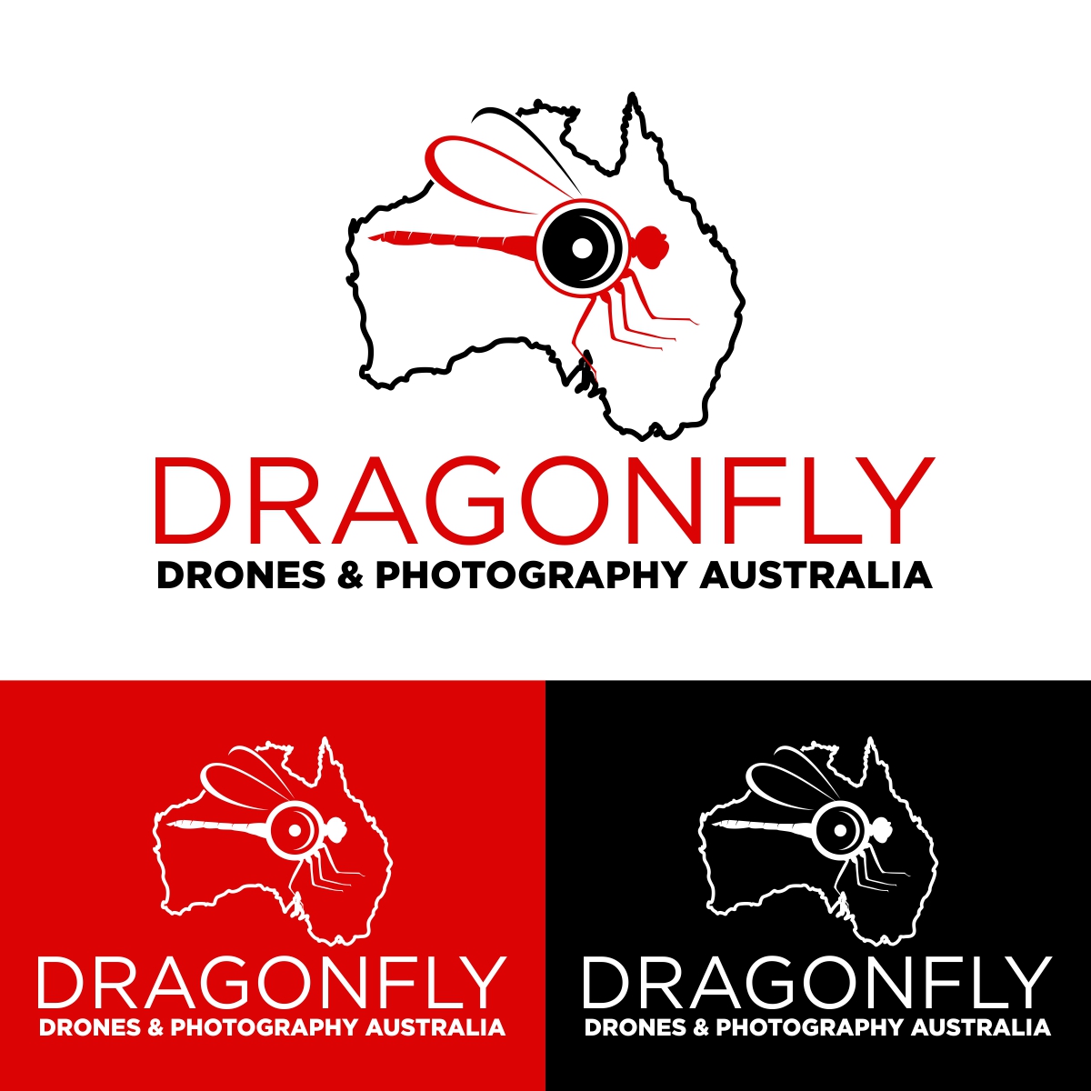 Logo Design by fly  design for Dragonfly Drones & Photography Australia | Design #26601605