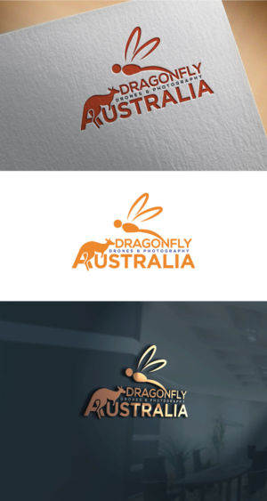 Logo Design by FireflyArt for Dragonfly Drones & Photography Australia | Design: #26612385