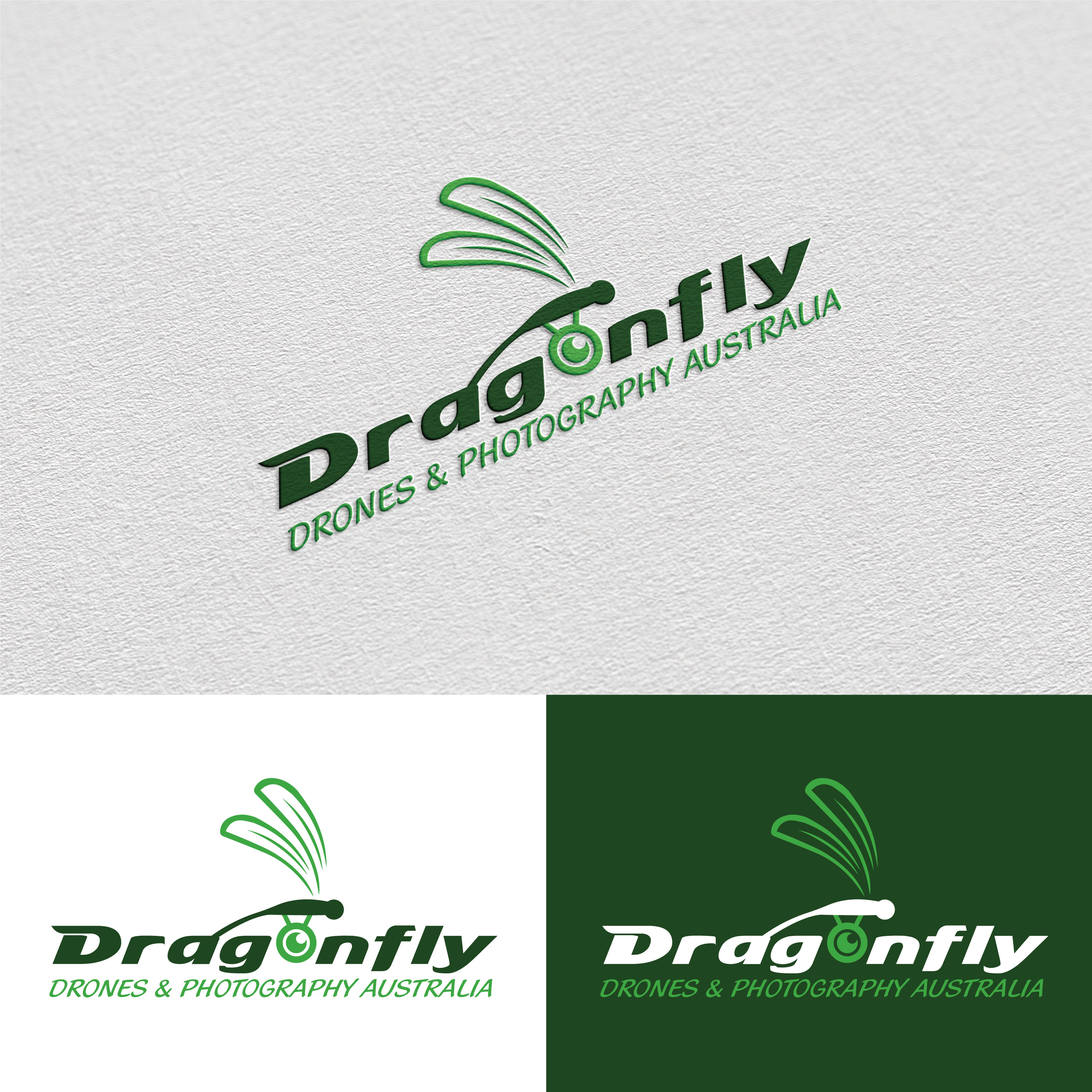 Logo Design by u2square for Dragonfly Drones & Photography Australia | Design #26599688
