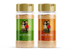 Jeff & the Chef 4 oz Lables | Diseño de Etiqueta por SofiaDesignStudio