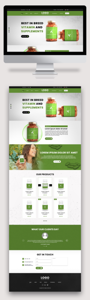 Best in Breed Vitamin and Supplements site | Graphic Design by Graphic Storm