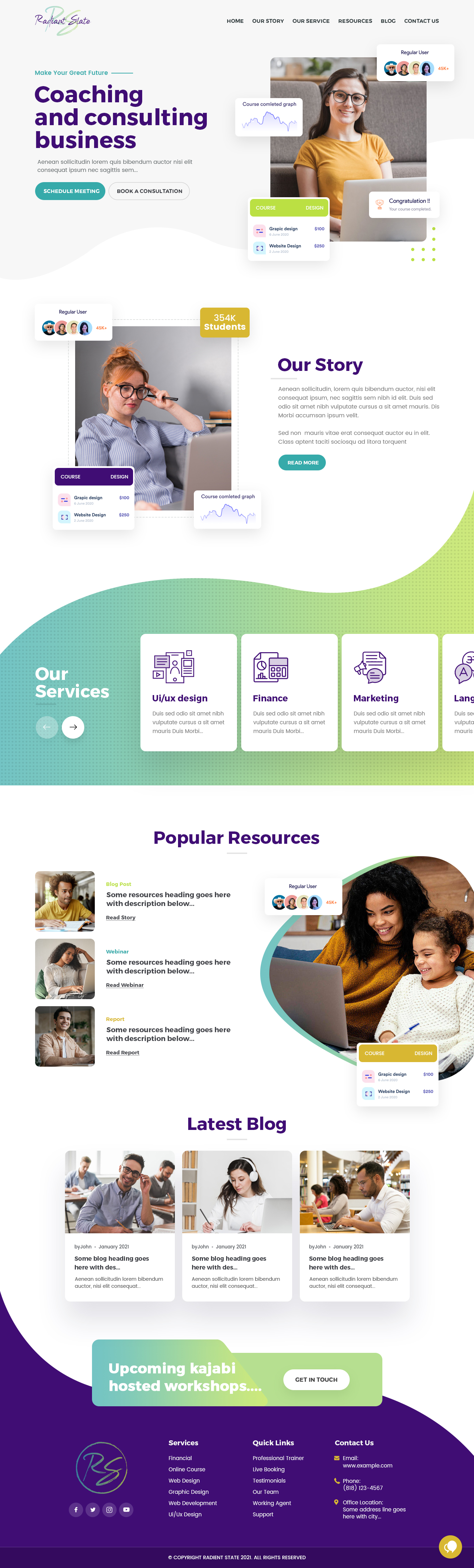 Web-Design von NZ Creatives für dieses Projekt | Design #26615079