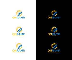 OnRamp. A version with just OnRamp, a version of OnRamp Energy and a version for OnRamp with a tagline of "Enabling Our Energy Future" | Logo Design by Ochieng
