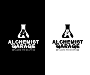 "Alchemist Garage"  "Detailing and Coatings" | Diseño de Logo por makerlogoz