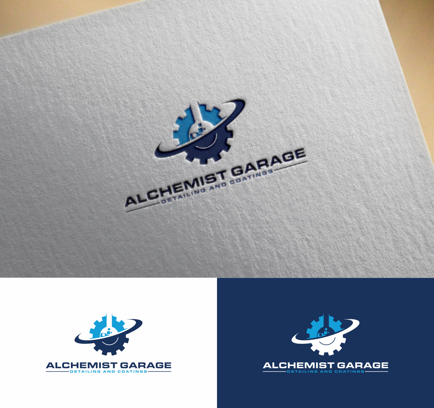 Logo Design by marzuq for alchemist garage detailing | Design #26605182
