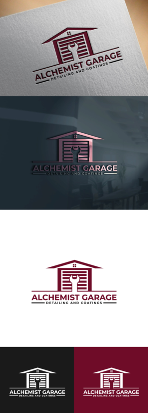 "Alchemist Garage"  "Detailing and Coatings" | Logo Design by JUEL RANA 525340