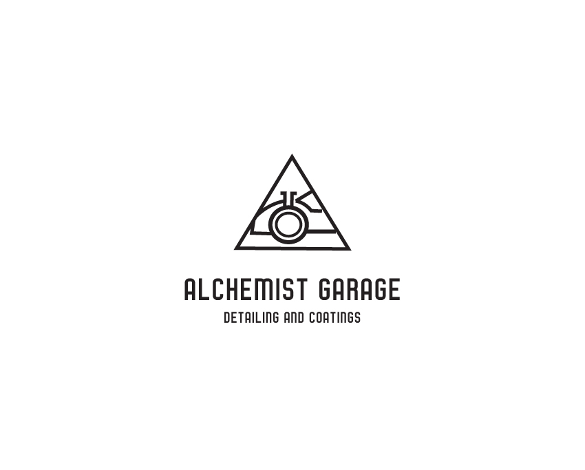 Logo Design by Hiccups Design for alchemist garage detailing | Design #26606568