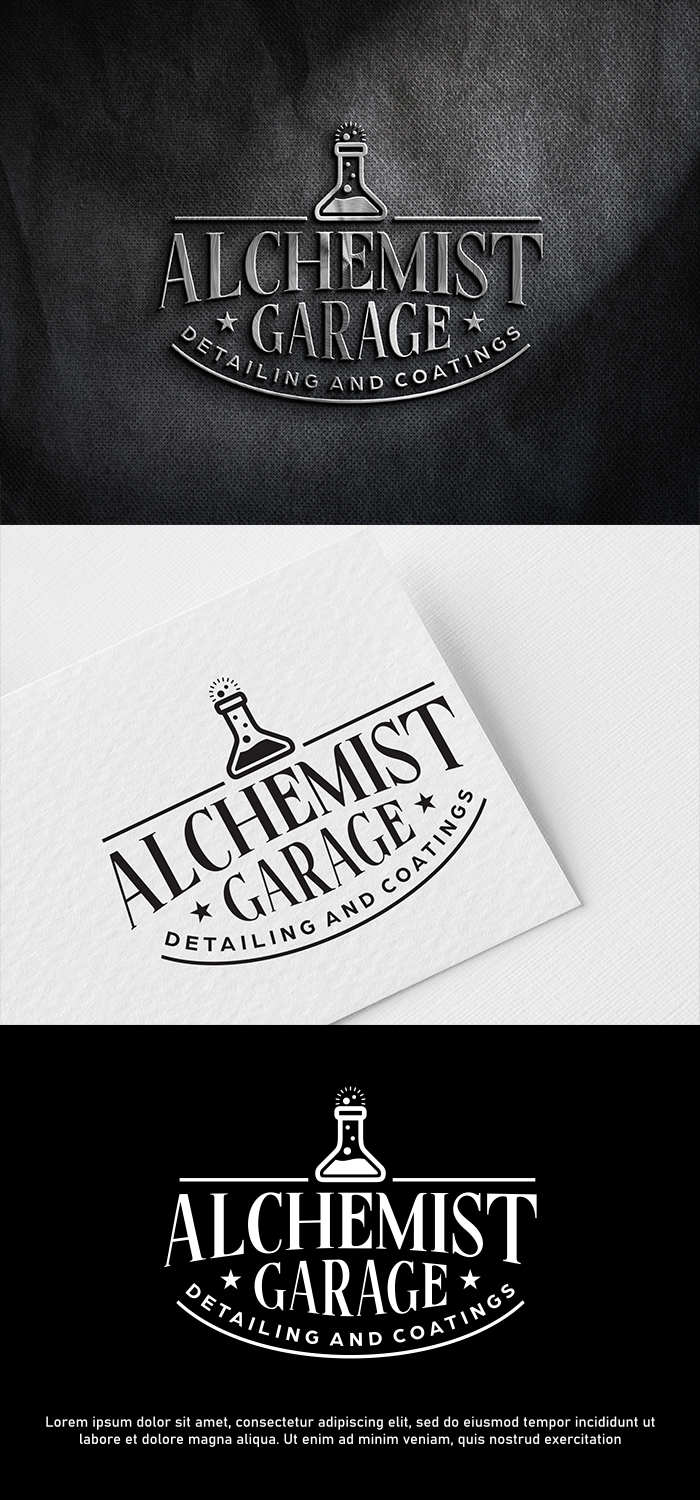 Logo Design by 4AD for alchemist garage detailing | Design #26640411